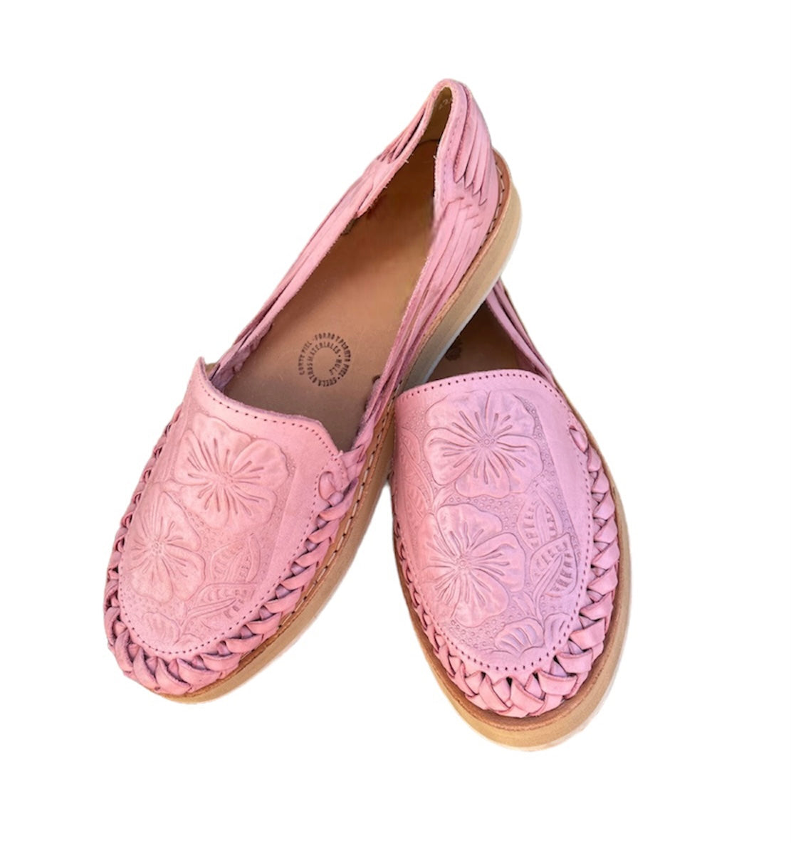 Huaraches Clavel Rosa
