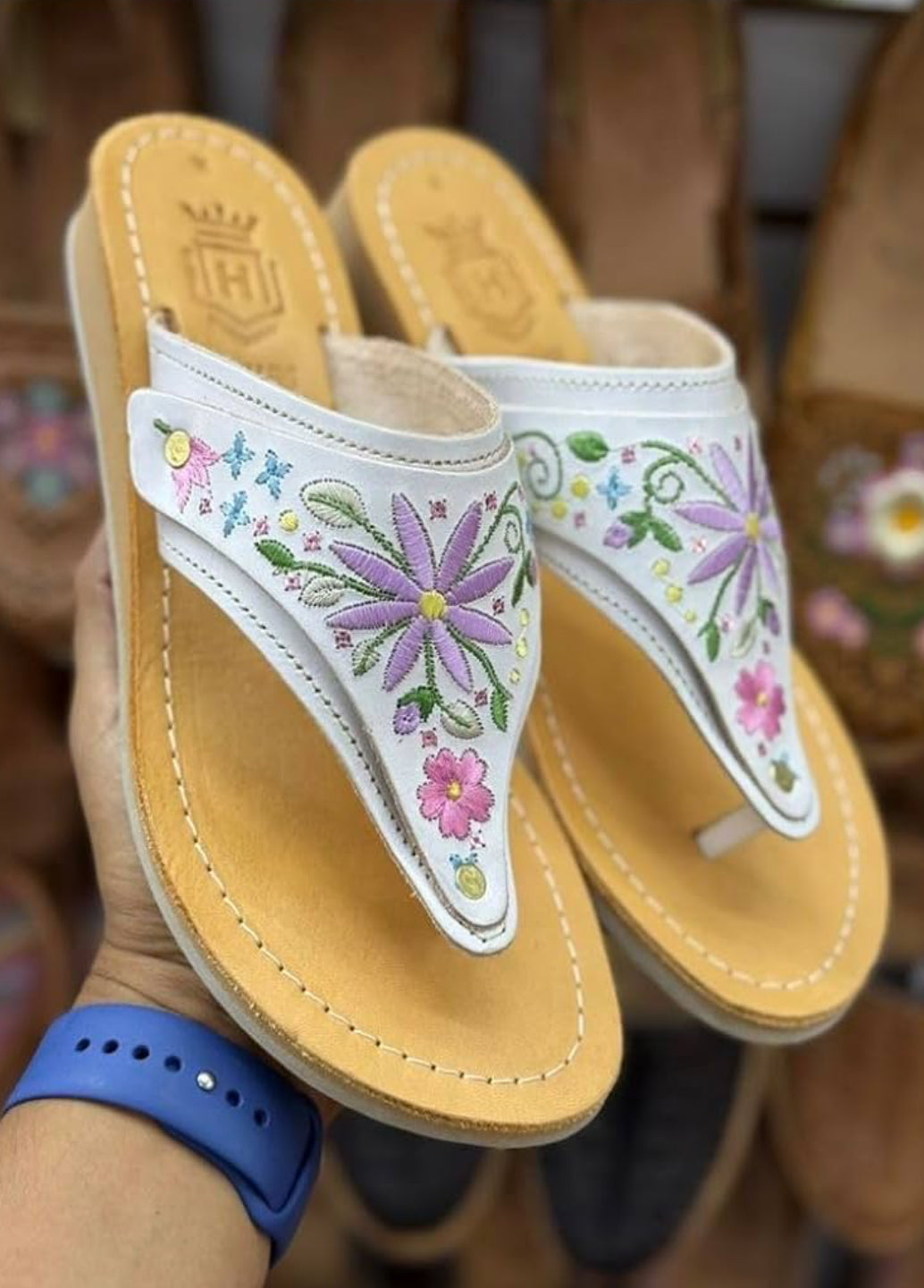 Sandalias Lirio Blanco