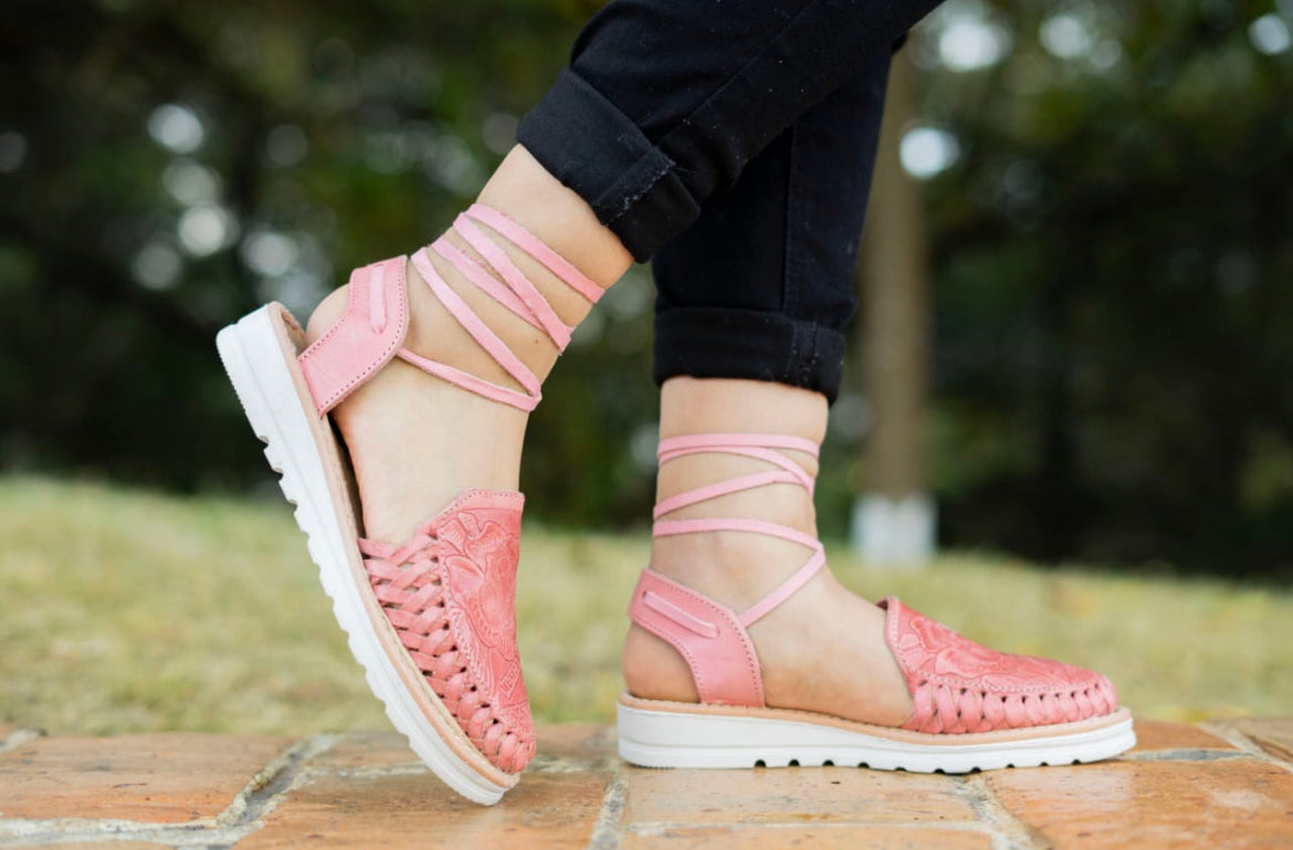 Huaraches México Rosa