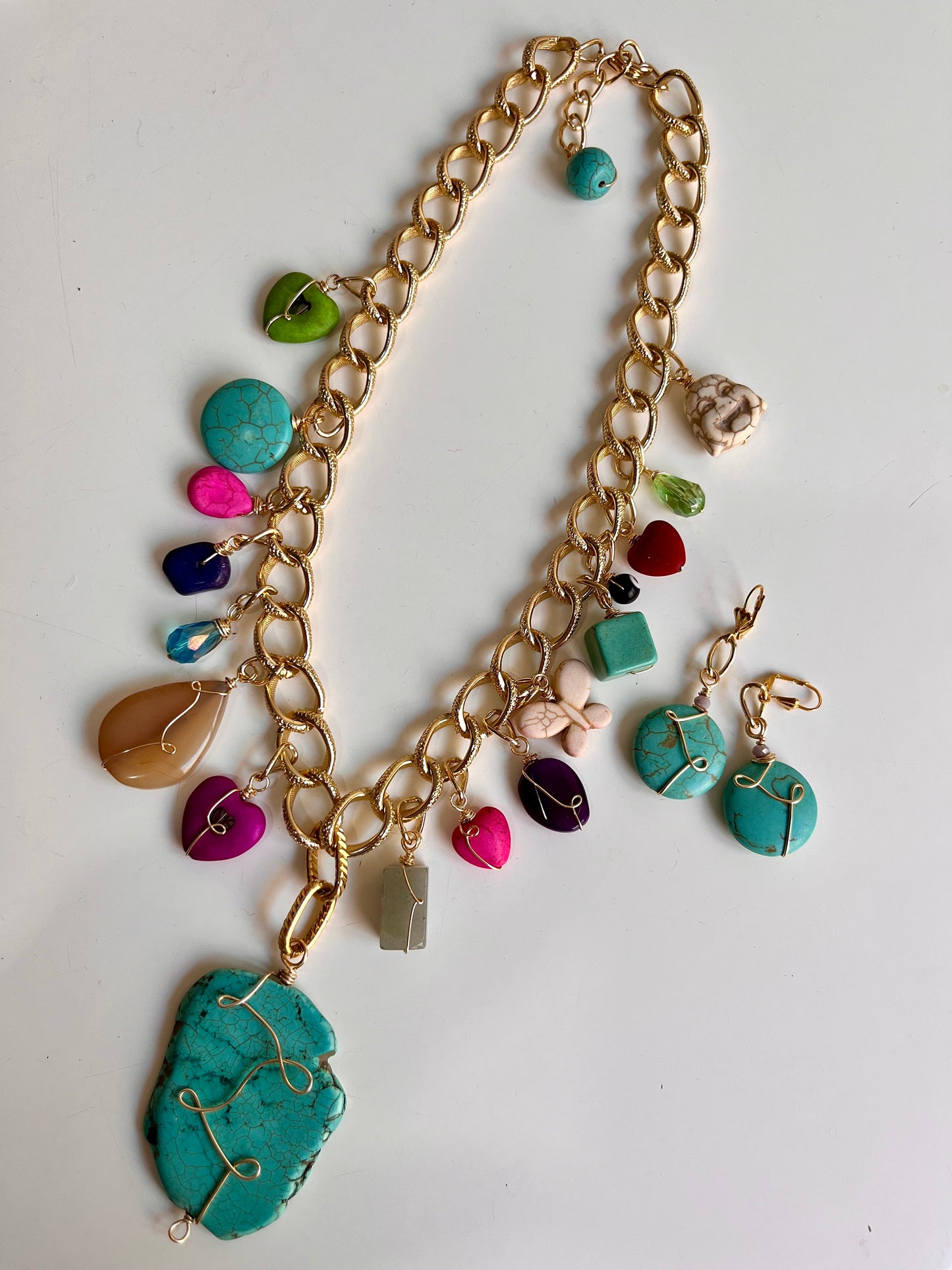 Collar turquesa