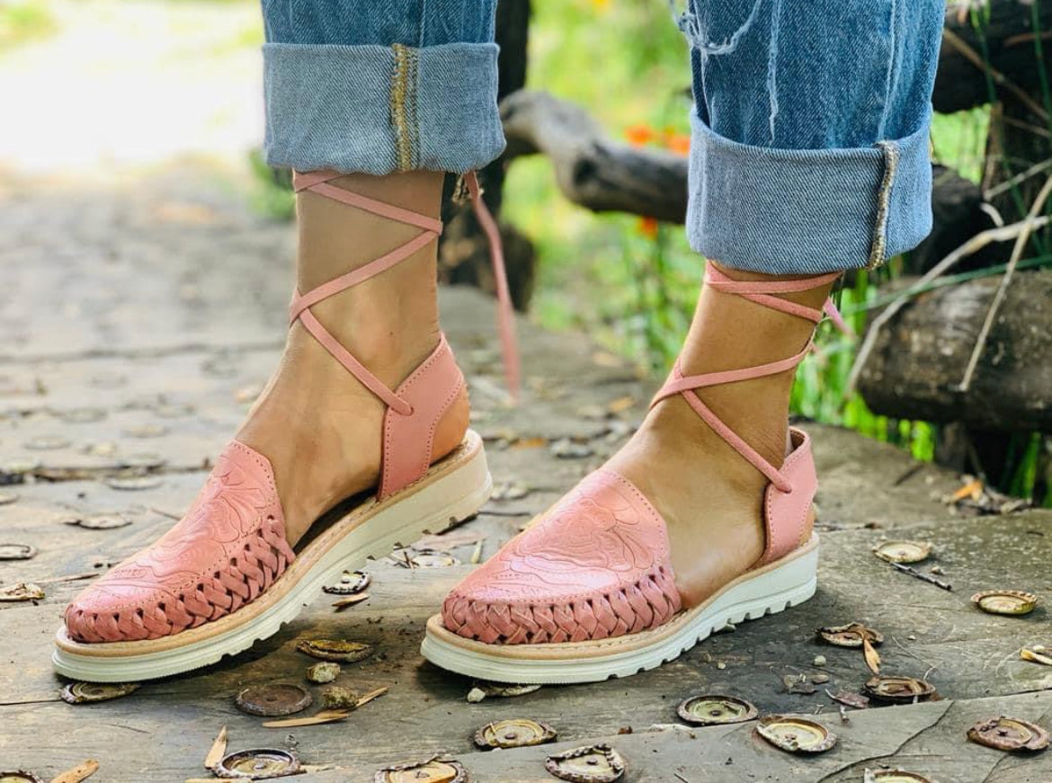 Huaraches México Rosa