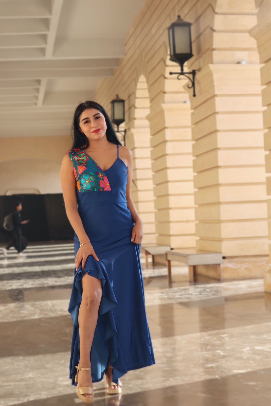 Vestido Fiesta telar
