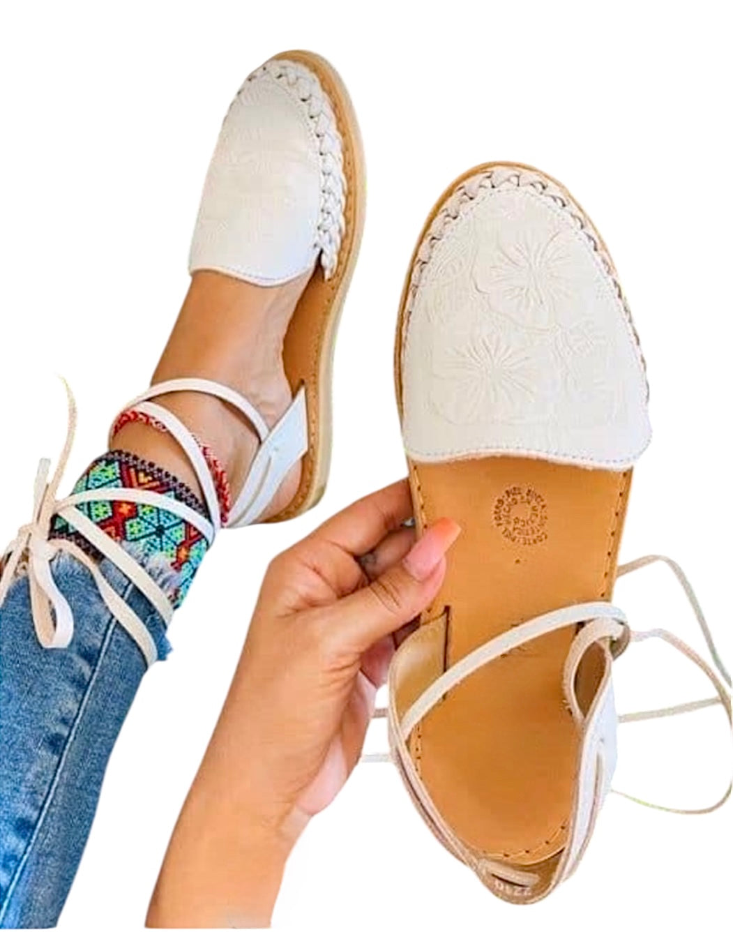 Huaraches Tamara Blanco