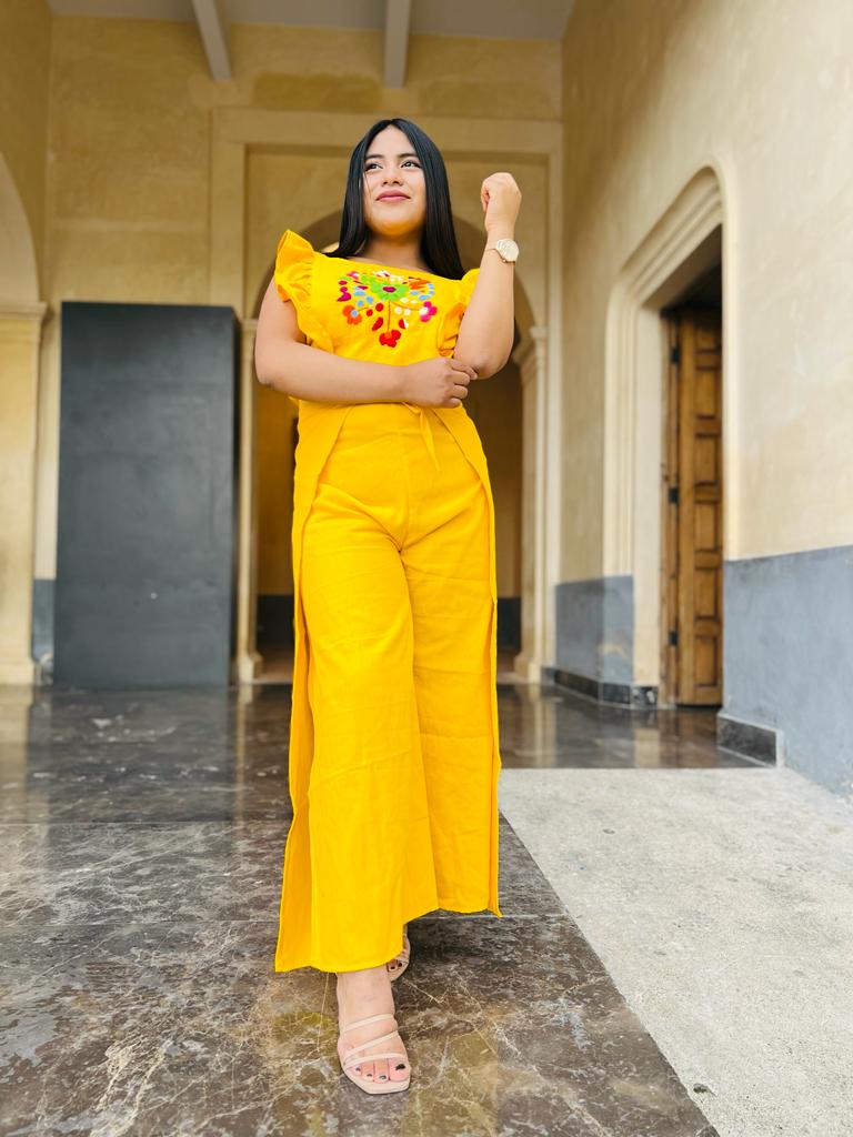 Set Pantalón y Blusa Mariposa