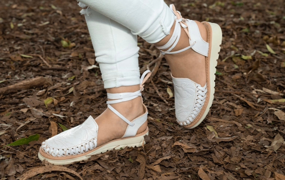 Huaraches México Blanco