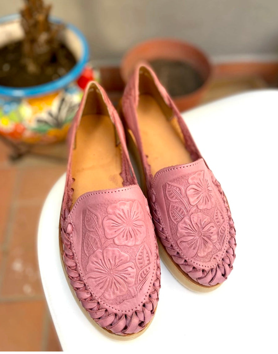 Huaraches Clavel Rosa
