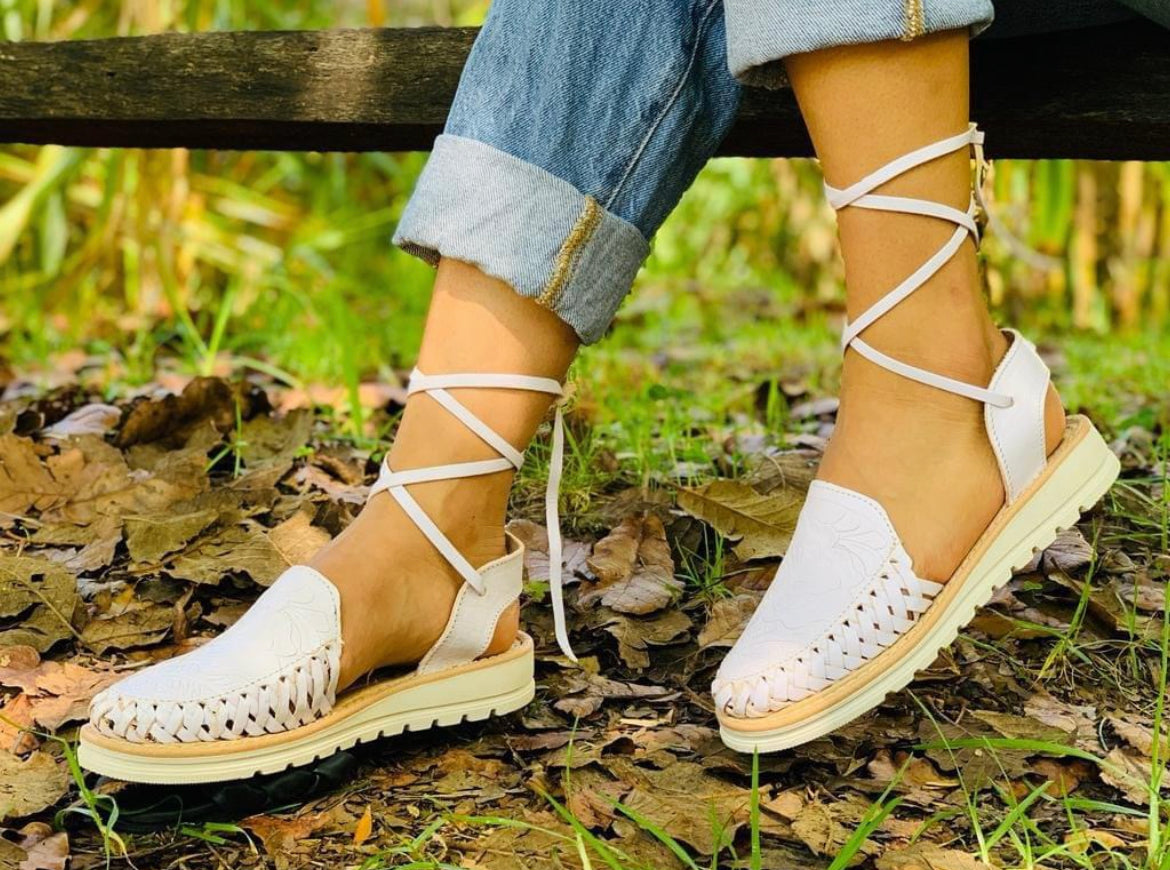 Huaraches México Blanco