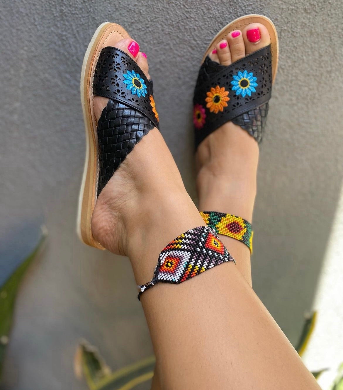 Huaraches Elisa Negro