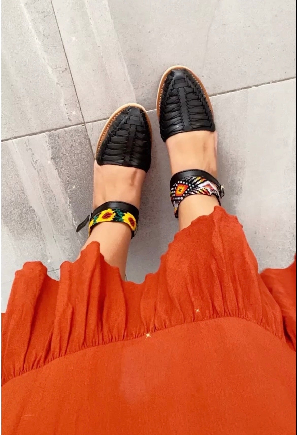 Huaraches Diva Negro