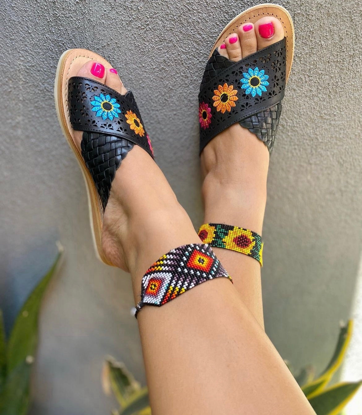 Huaraches Elisa Negro