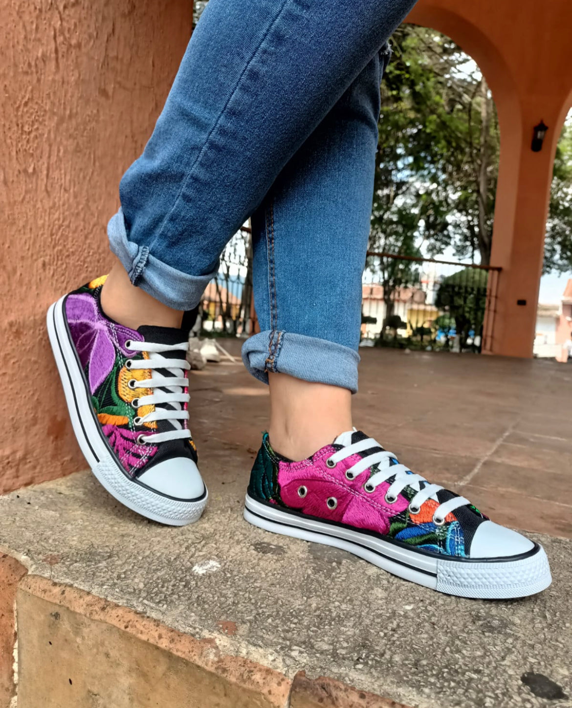 Tenis tipo converse Choclo