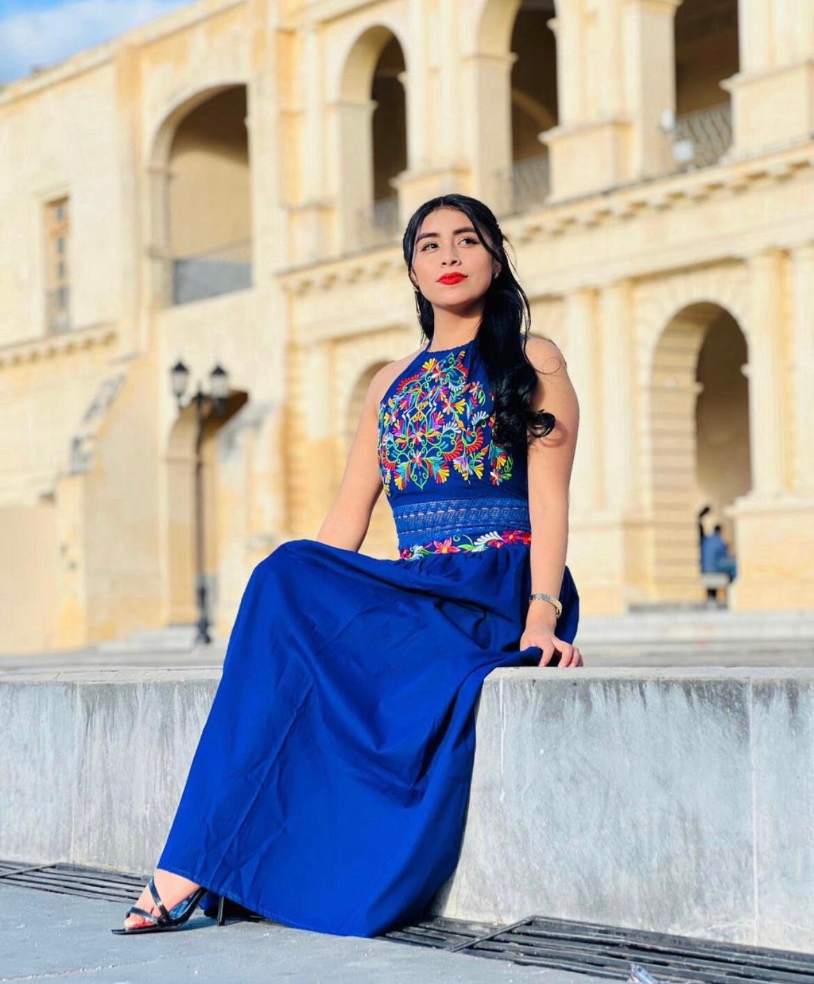 Vestido halter Sandra