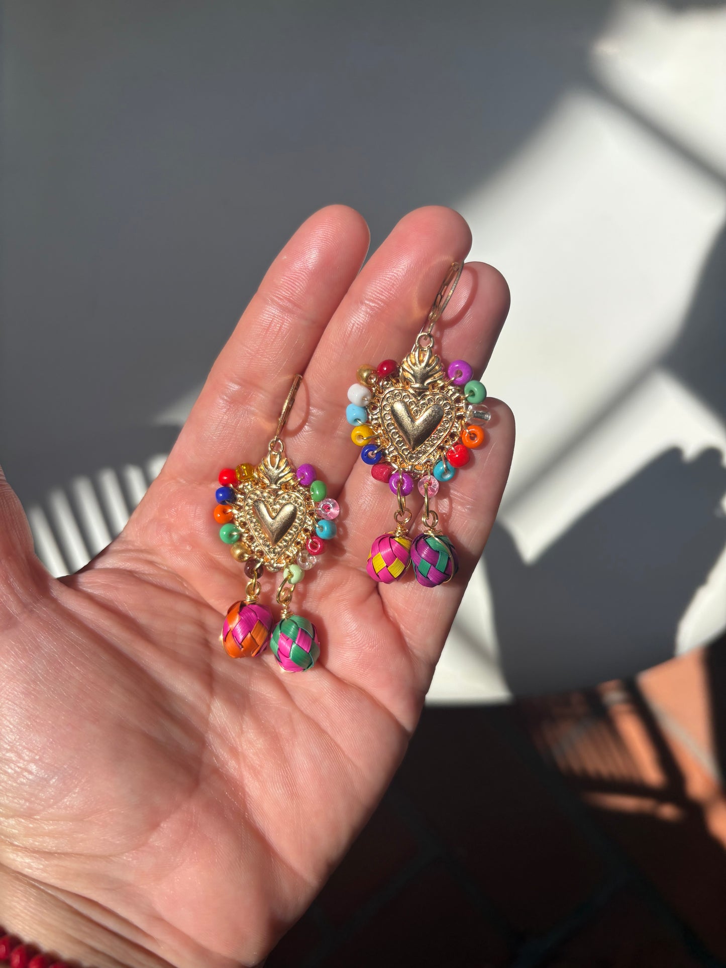 Aretes sagrado multicolor