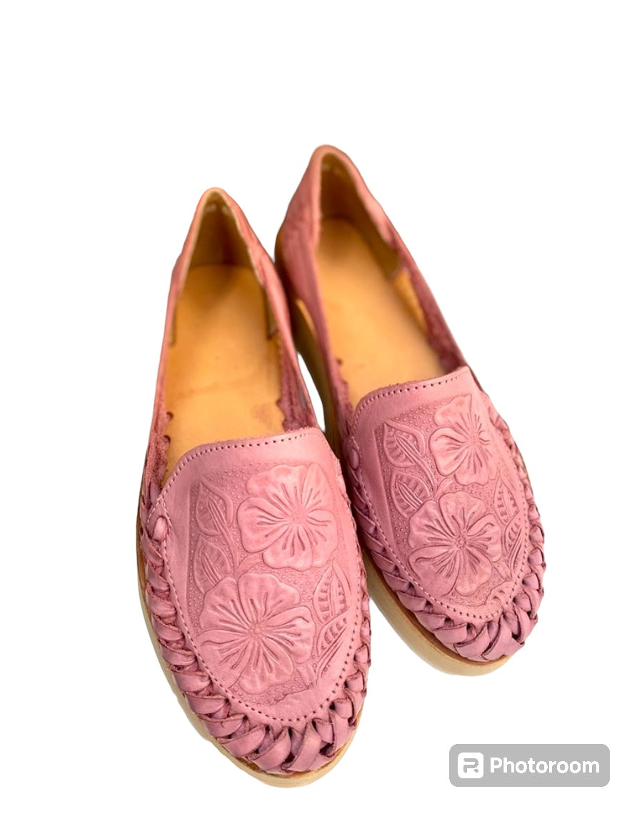 Huaraches Clavel Rosa