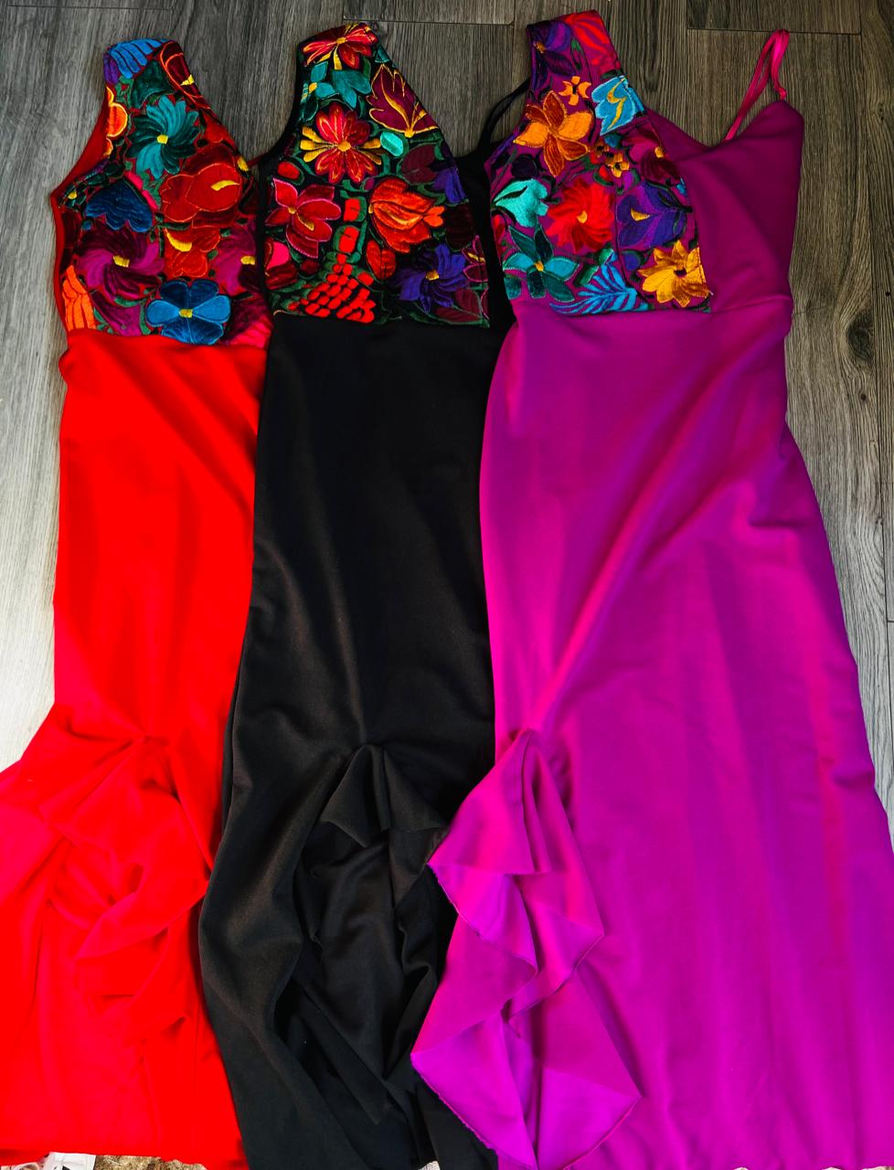 Vestido Fiesta telar