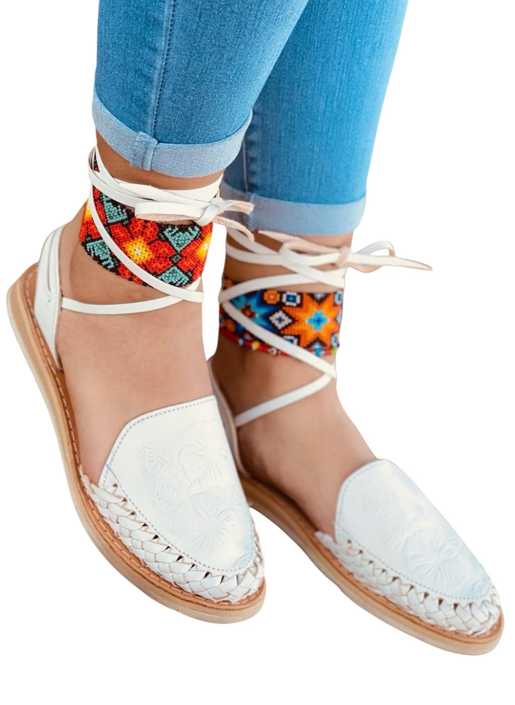 Huaraches Tamara Blanco