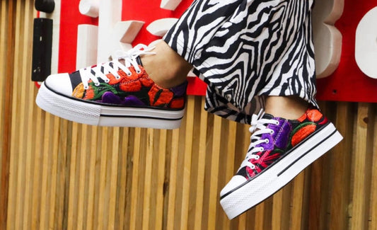 Tenis tipo converse Choclo