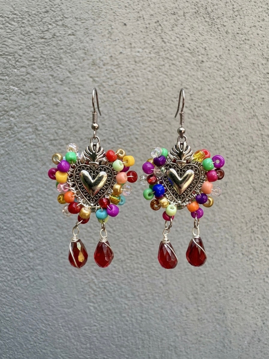 Sagrado corazón multicolor
