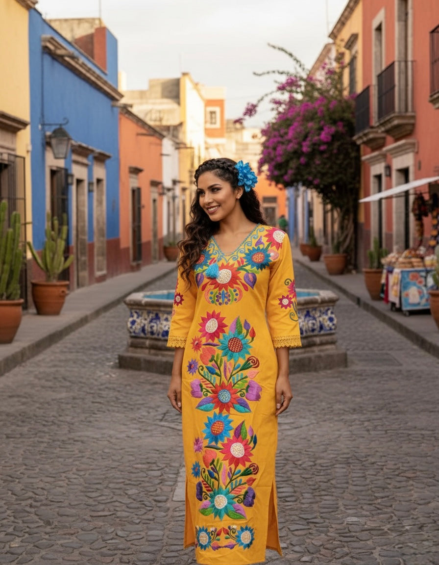 Vestido Maxi Girasol