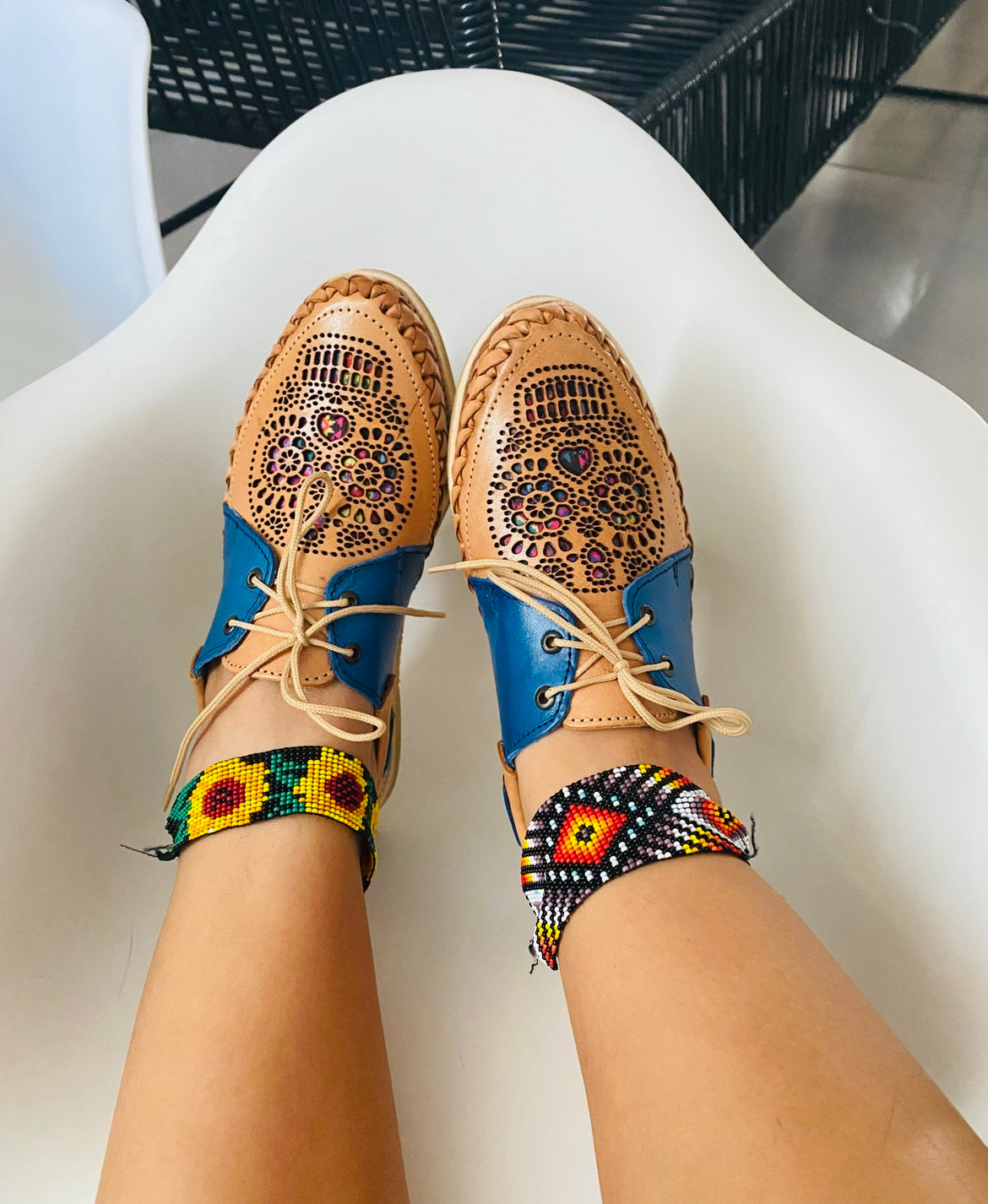 Huarache Calavera de azúcar