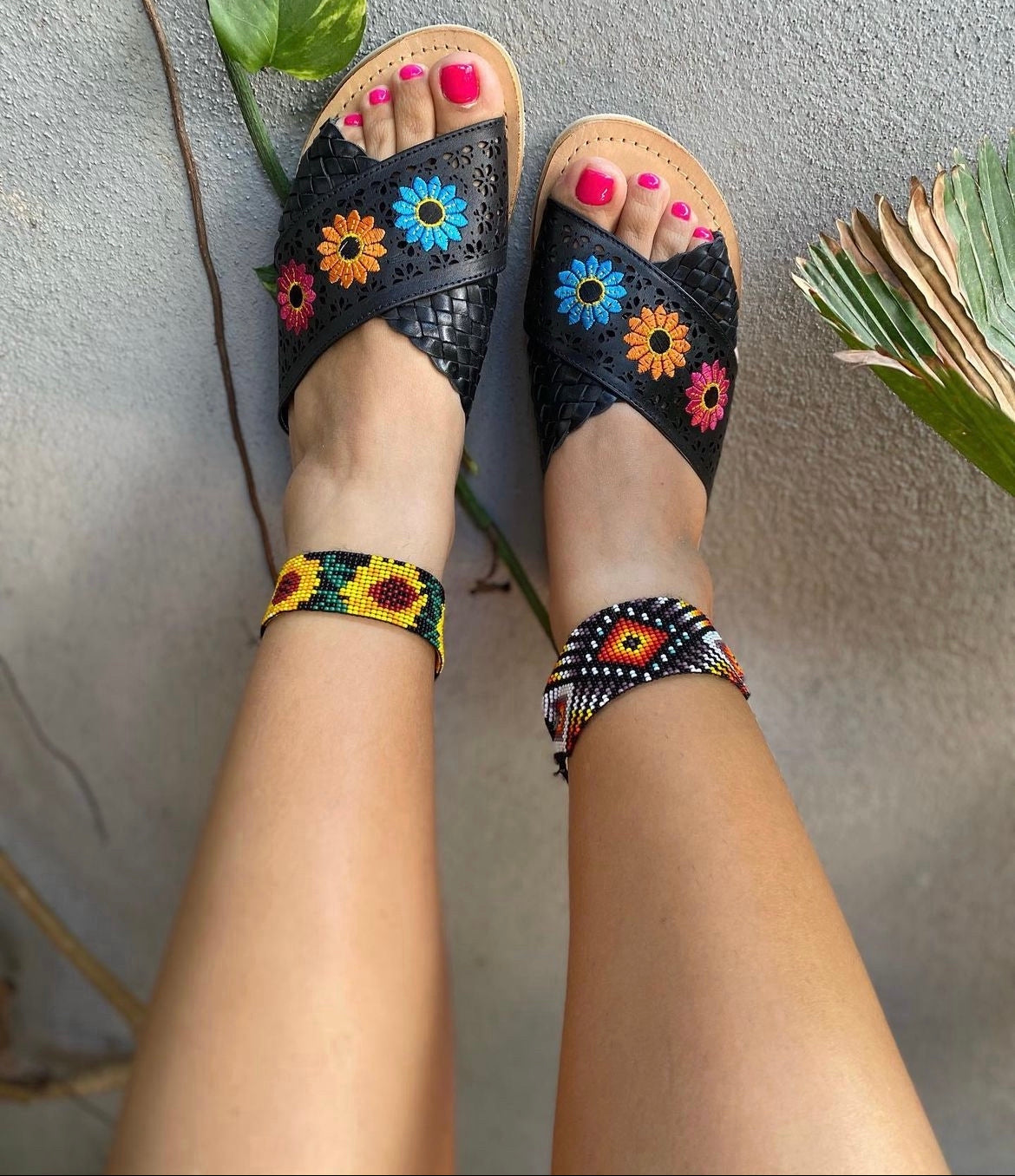 Huaraches Elisa Negro