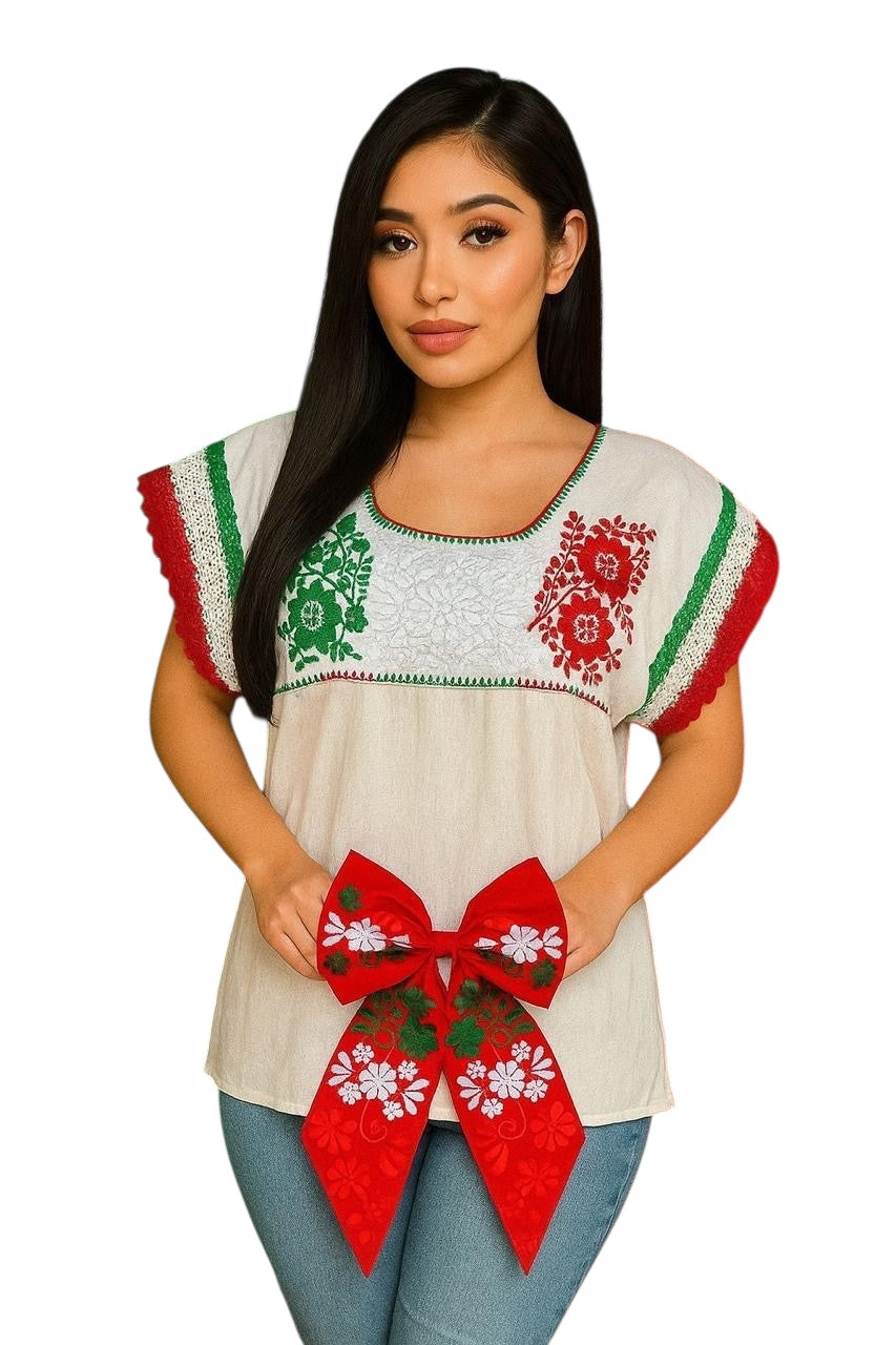 Blusa Tricolor Manta