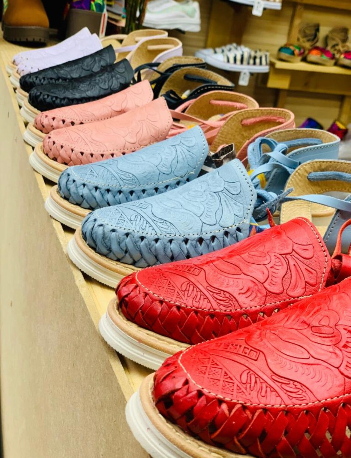 Huaraches México azul