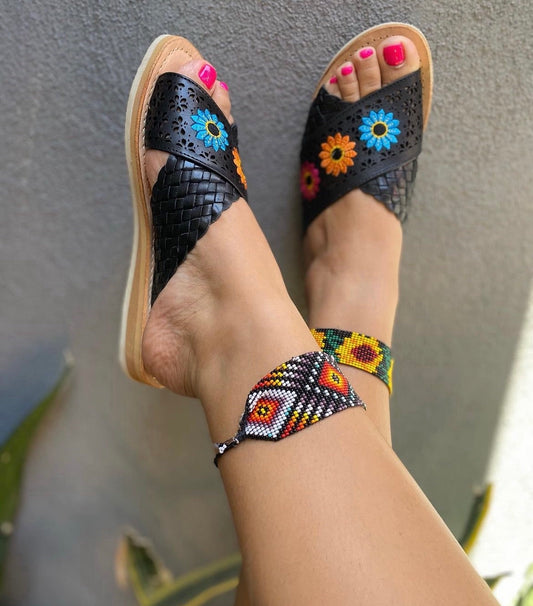 Huaraches Elisa Negro