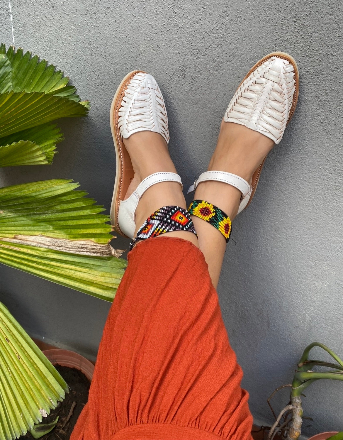 Huaraches Diva Blanco