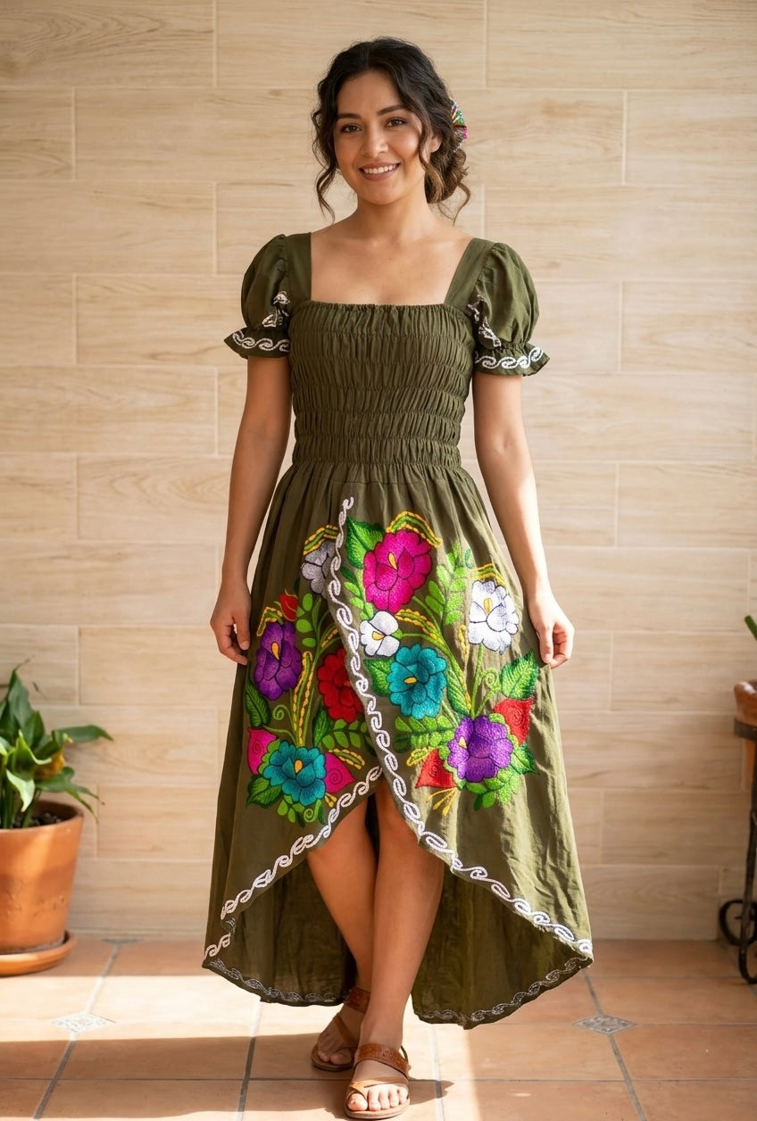 Vestido cola de pato