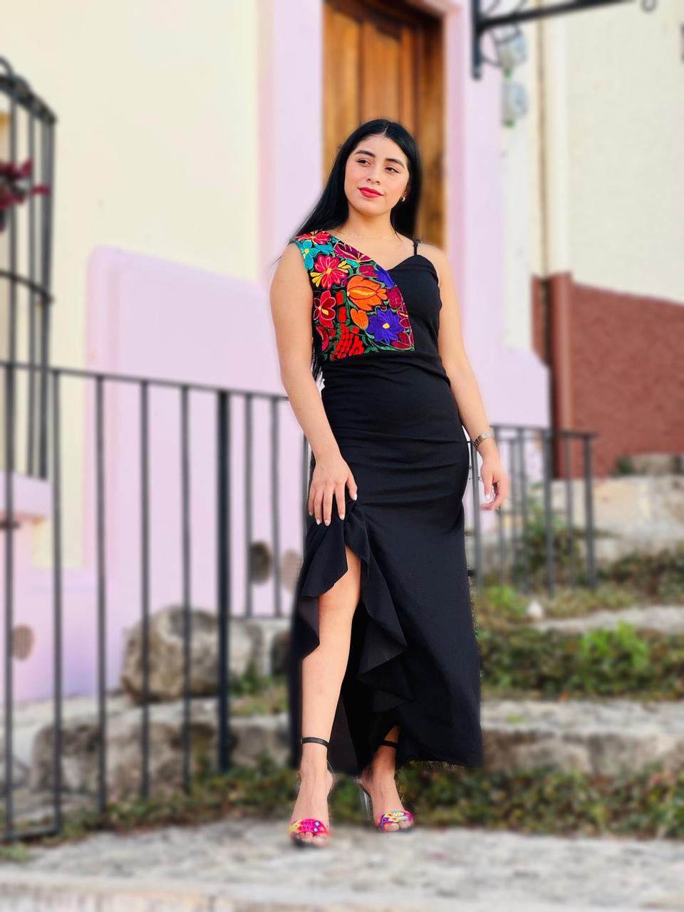 Vestido Fiesta telar