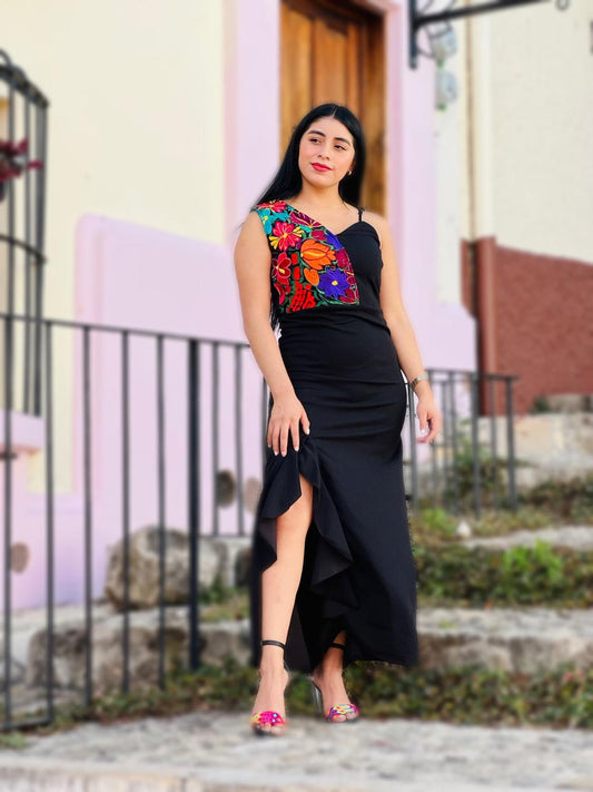 Vestido Fiesta telar