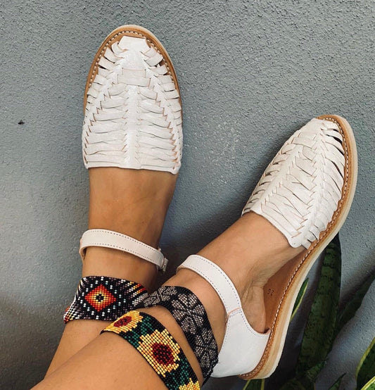 Huaraches Diva Blanco