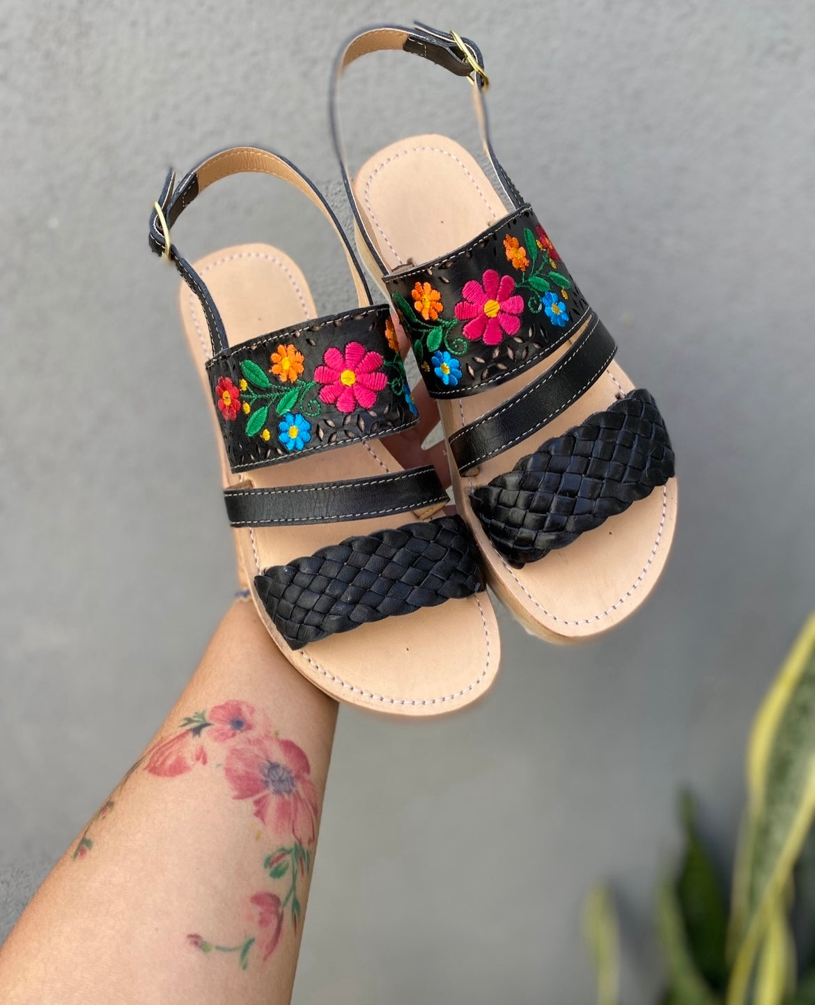 Huaraches Ericka Negro