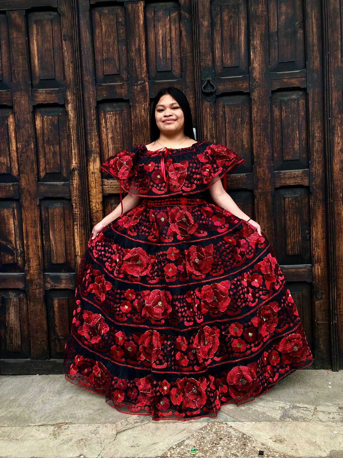 Vestido Chiapaneca Colores