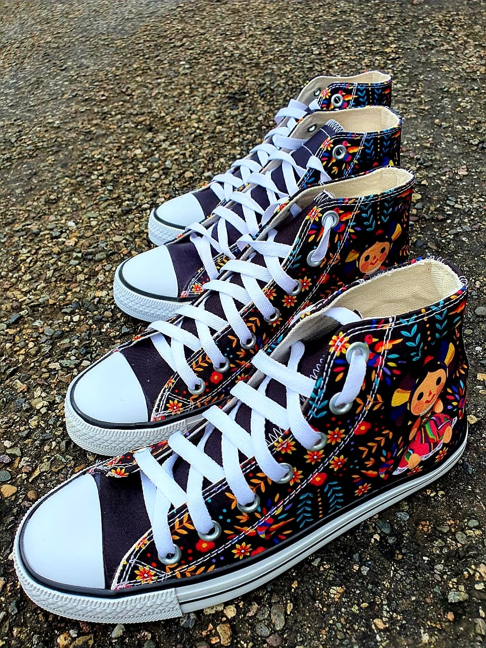 Tenis Tipo converse muñeca Lele