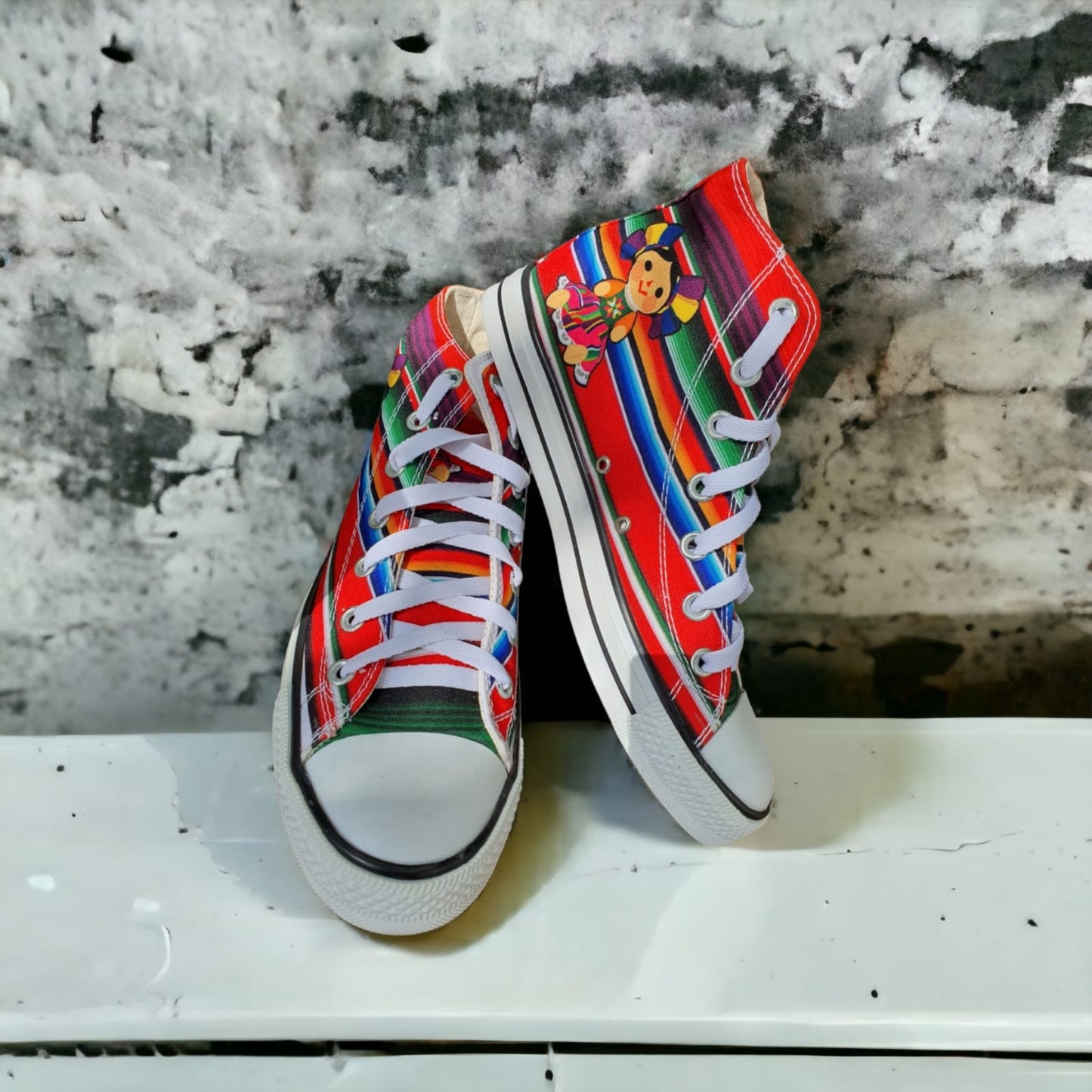 Tenis Tipo converse muñeca Lele