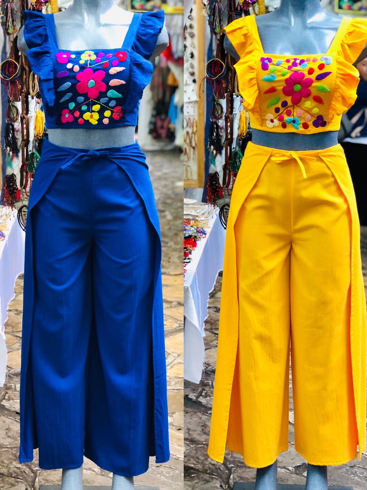Set Pantalón y Blusa Mariposa