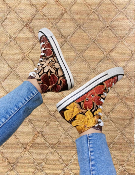 Tenis bota Converse telar Cafe