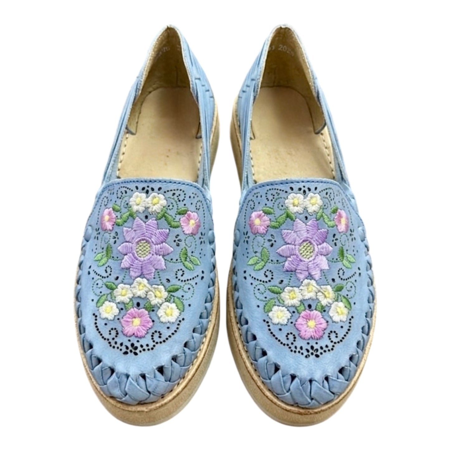 Huaraches Azul Flores