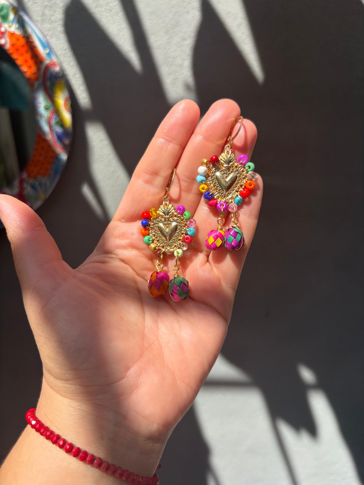 Aretes sagrado multicolor