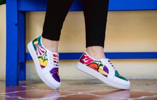 Tenis multicolor Blanco