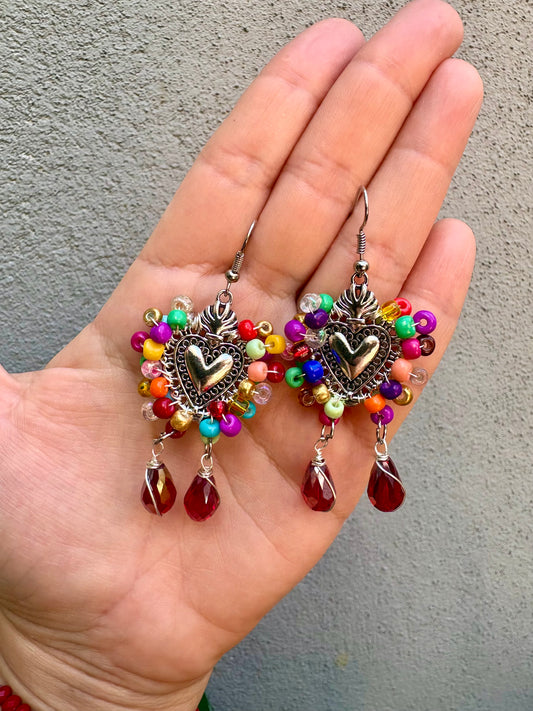 Sagrado corazón multicolor