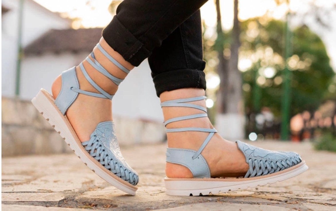 Huaraches México azul