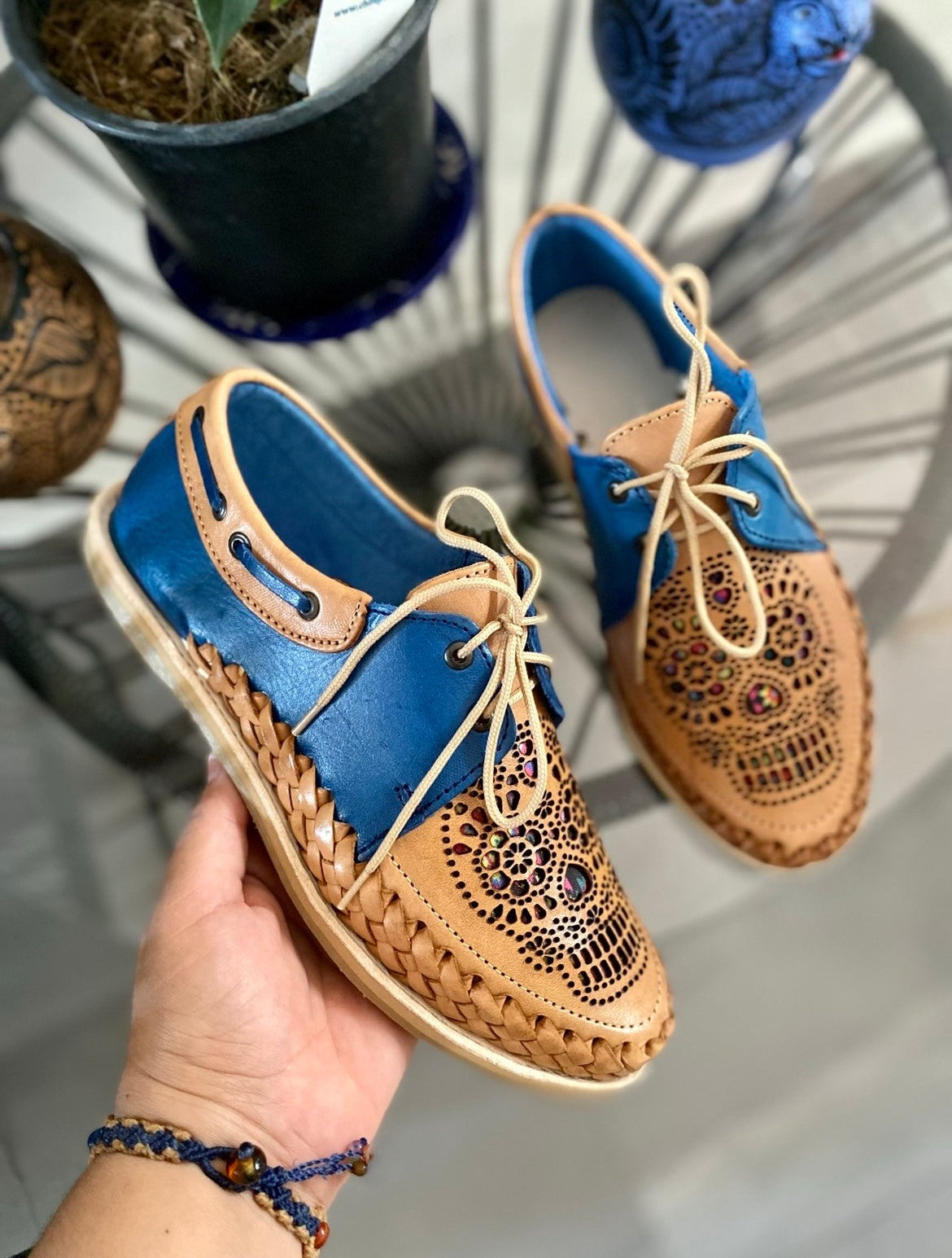 Huarache Calavera de azúcar