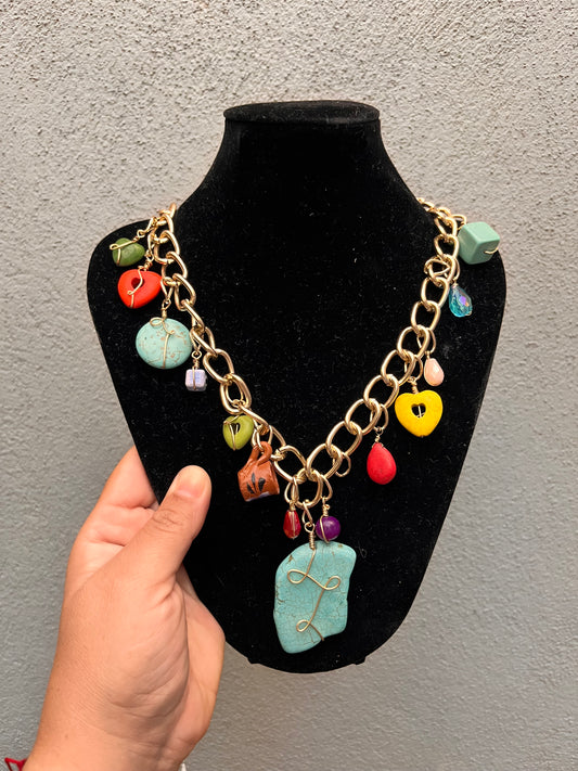 Collar turquesa