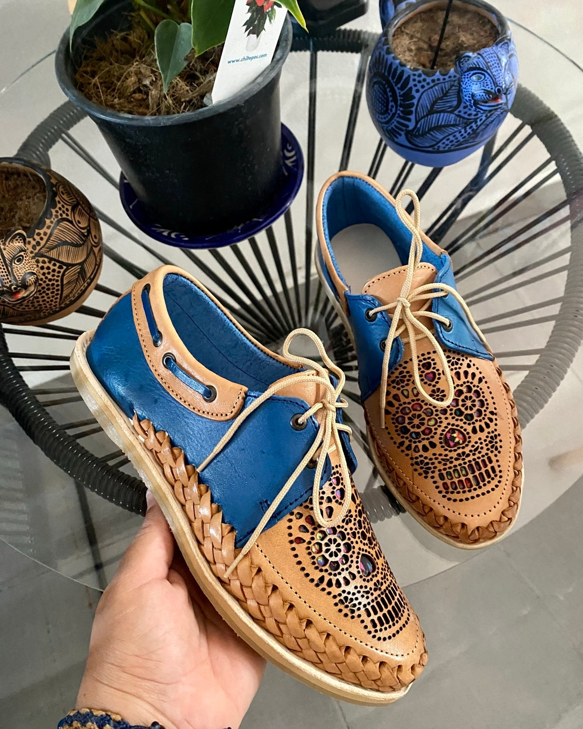Huarache Calavera de azúcar
