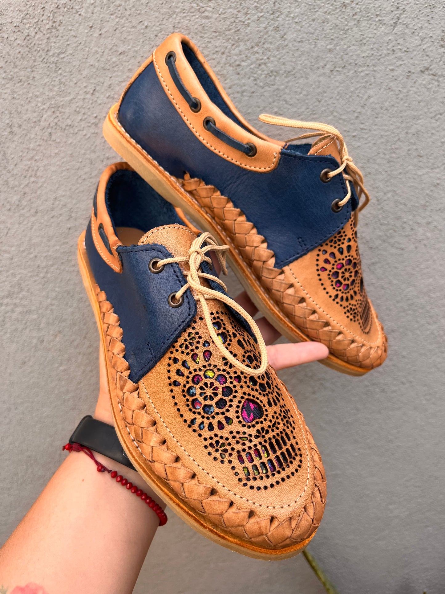 Huarache Calavera de azúcar