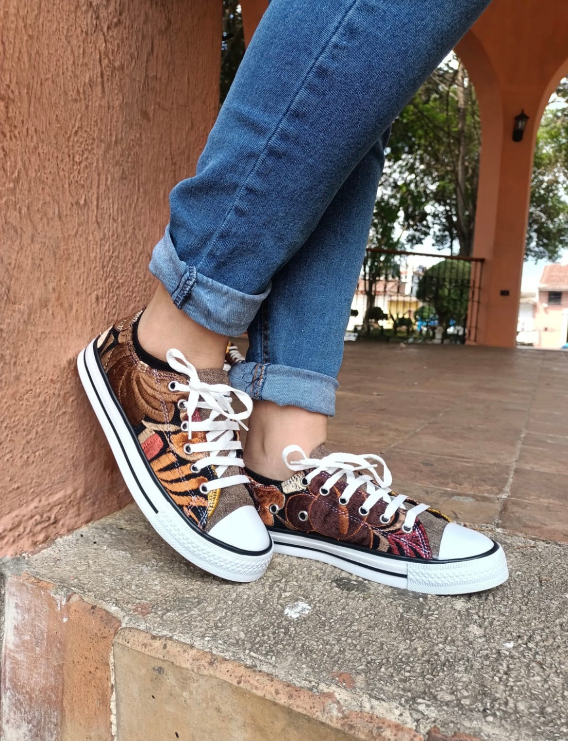Tenis Choclo Telar Café