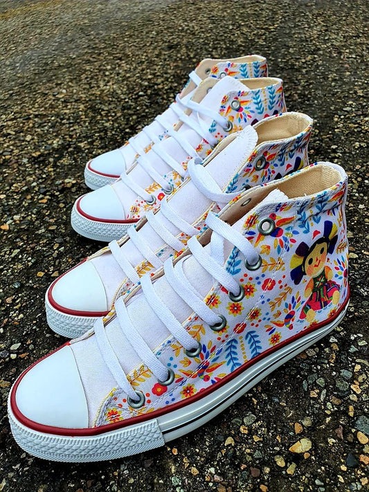 Tenis Tipo converse muñeca Lele